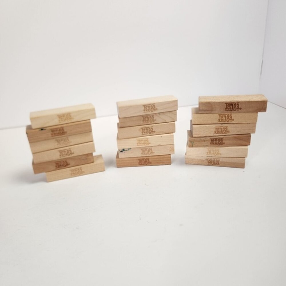 Jenga Wood Replacement Game Pieces Crafts Crafting Lot